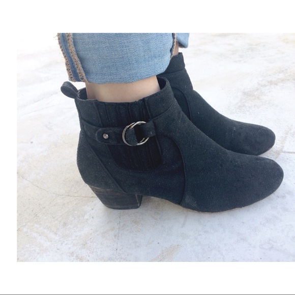 Preowned black ankle boots - Picture 2 of 7